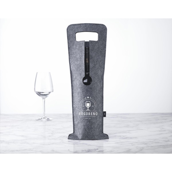 Wine Bag-to-Give GRS RPET sac à vin - Gris