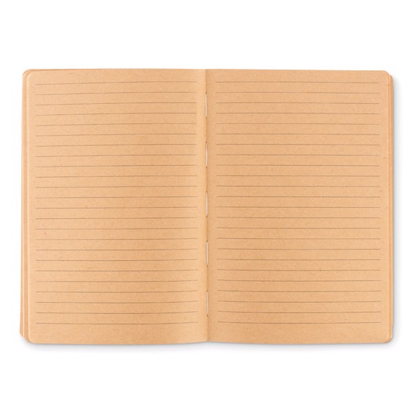 Notecork notebook A5, 192 lined recycled pages