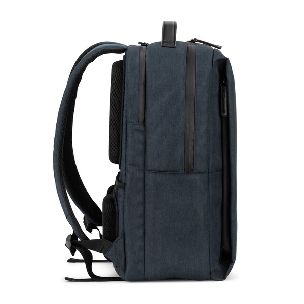 GLASGOW. Laptop backpack (17") made from high-density 600D recycled polyester (20L) - Blue