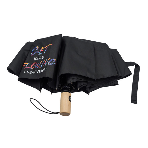 Granton umbrella with wooden handle