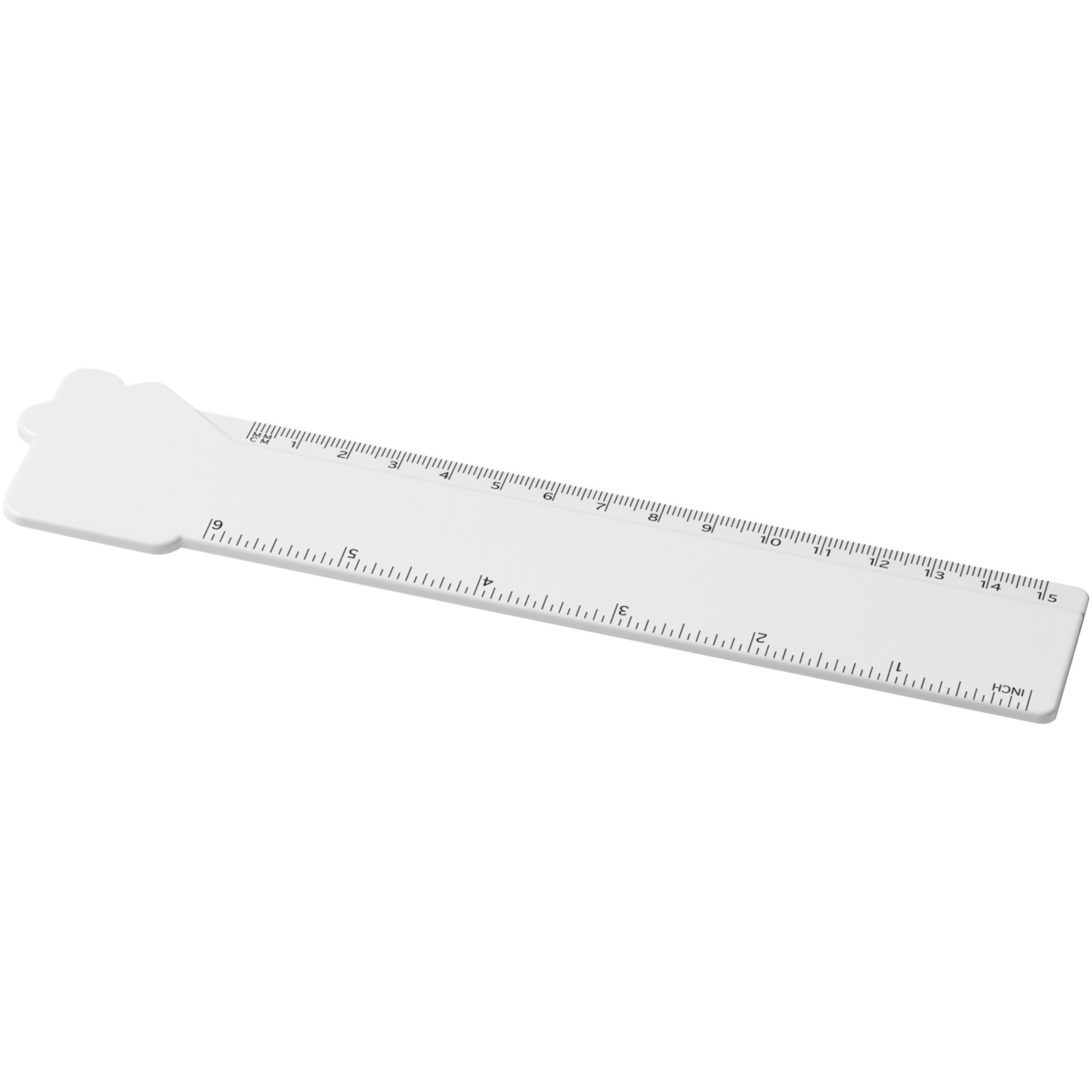 Tait 15 cm houseshaped recycled plastic ruler