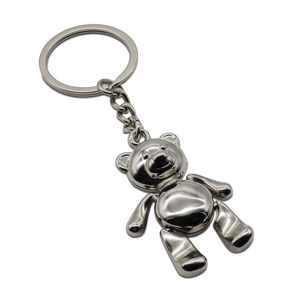 Checo teddy keyring - Silver
