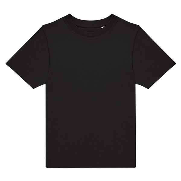 T-Shirt B&C #E150 Kids - 100% Algodão - Preto / 3_4