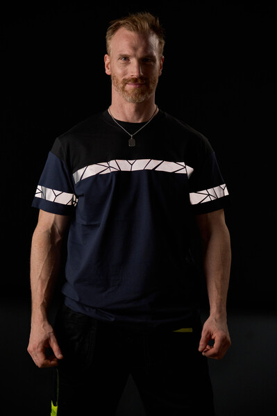 7001 T-shirt PGL Grey/Black 5XL