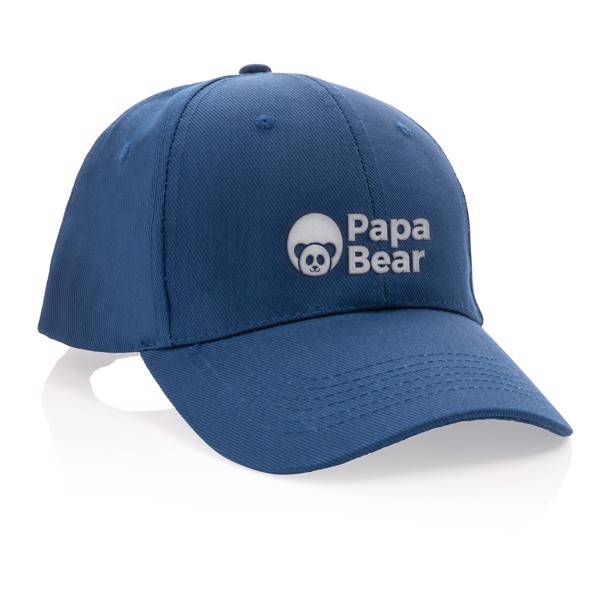 Impact 6 Panel Kappe aus 280gr rCotton mit AWARE™ Tracer - Navy Blau