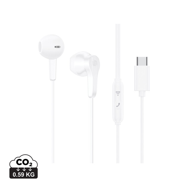 Urban Vitamin Hartford RCS wired earbuds - White