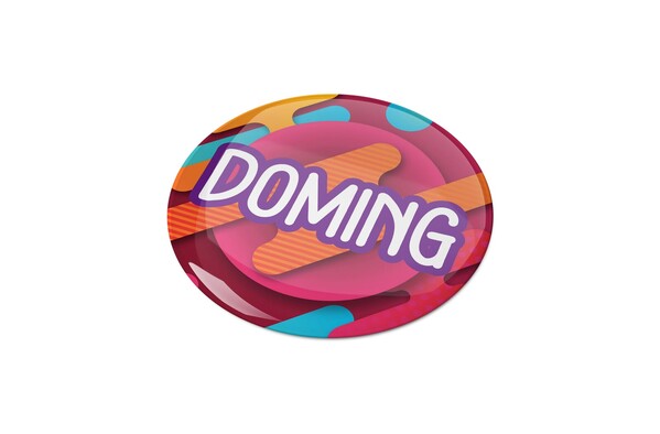 Doming Rond Ø 20 mm - Blanc