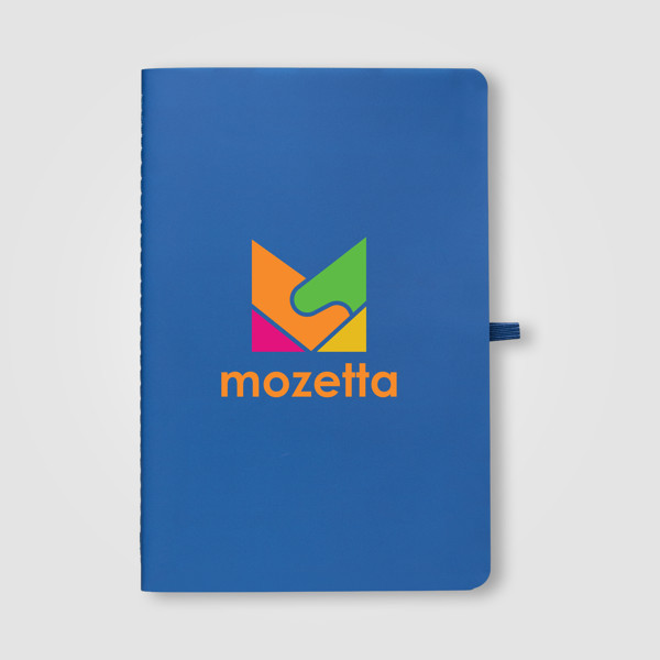 Monolith Stone Paper Soft Touch Lined Journal - A5 - Royal Blue / 4 Color inkjet
