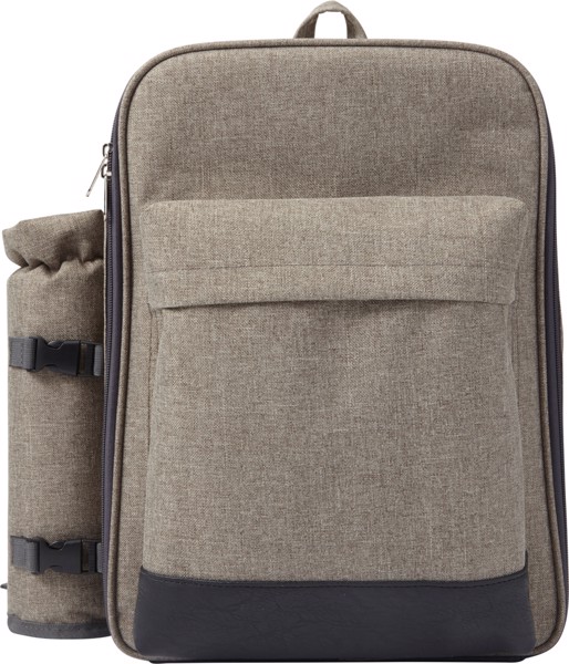 Mochila de poliéster para picnic (600D) Allison - Light Grey