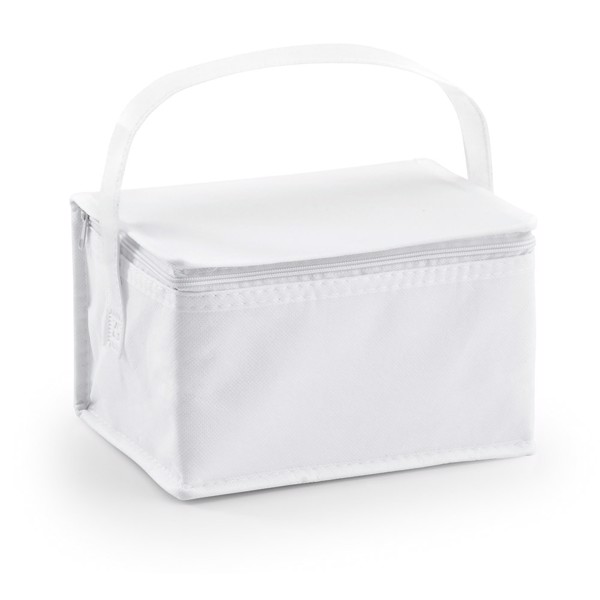 IZMIR. Bolsa térmica 3 L em non-woven (80 g/m²) - Branco