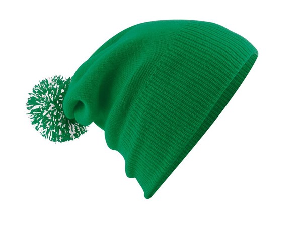Snowstar Beanie - White / Black / ONE SIZE