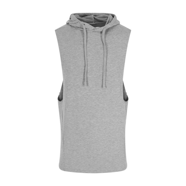 Urban Sleeveess Muscle Hoodie - Sports Grey / S