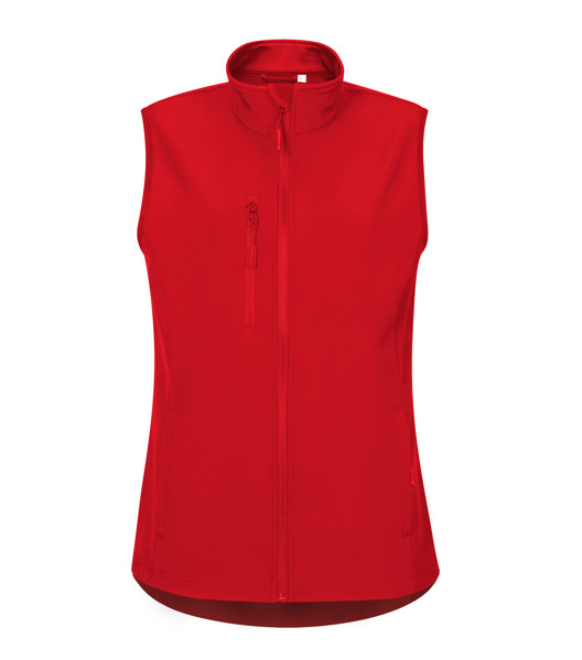 Softshellová Vesta Dámska Malfini® Trail - Červená / 3XL