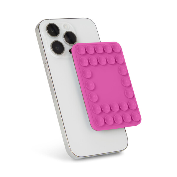 Magnetischer Selfie-Saugnapf-Smartphone-Halter - Knallpink