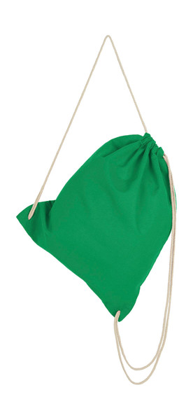 Cotton Drawstring Backpack - Peagreen / ONE SIZE