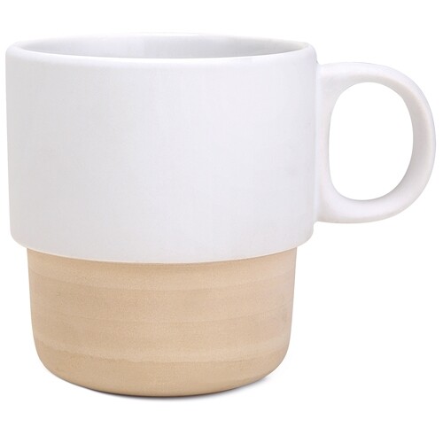 STACKABLE SUBLIMATION MUG WITH BAMBOO BASE “GERARD”