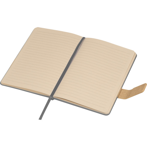 Notebook with magnetic closure DOUGLAS - Silvergrey