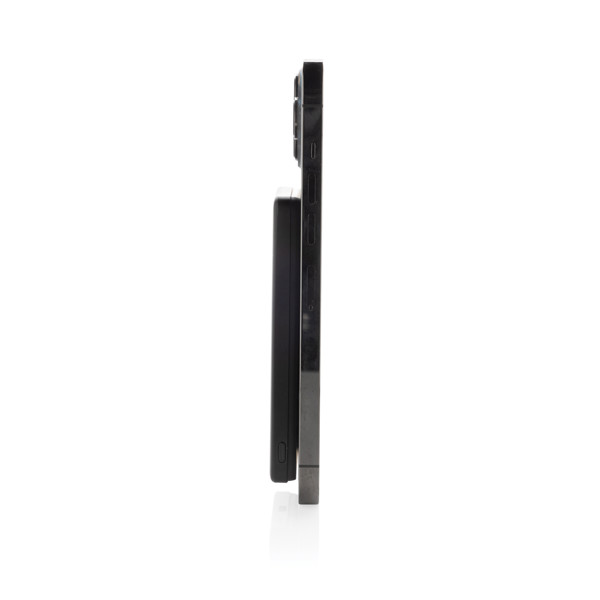 Magnetická powerbanka Orion 5000mAh 5W z RCS hliníku - Černá