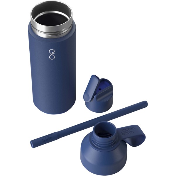 Ocean Bottle GO 500 ml vacuum insulated water bottle - Ocean Blue