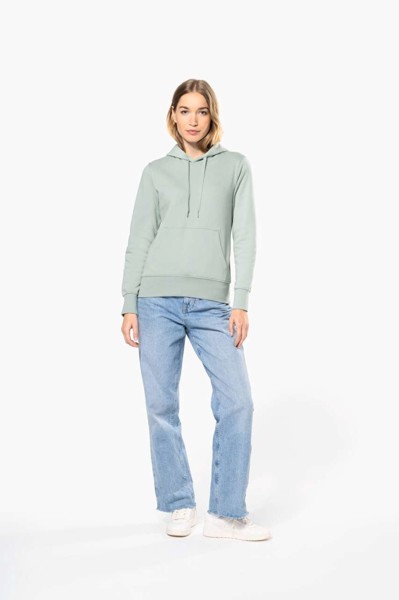 Ladies' Eco-Friendly Hooded Sweatshirt - Light Royal Blue / S