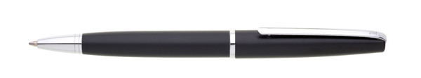 Ginali Black Metal Ballpoint Pen - Silver