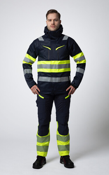 6454 Functional Jacket Hi Viz Yellow/Black 3XL