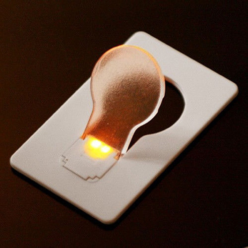 Shining card - WHITE