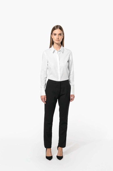 Ladies' Long-Sleeved Non-Iron Shirt - White / XL