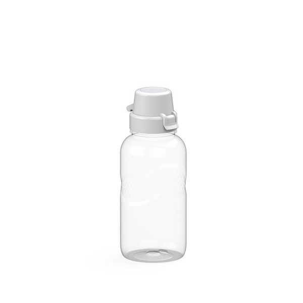 Drink Bottle Carve "School" 500 Ml - Transparent / White