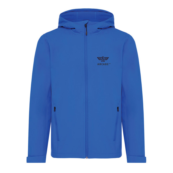 Iqoniq Makalu moška soft shell jakna 5000 mm, 300 g/m² - Kraljeva modra / 3XL
