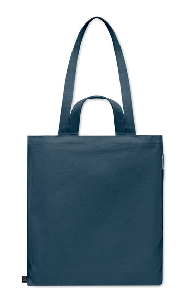 Sac shopping en coton recyclé Gave Colour - Bleu