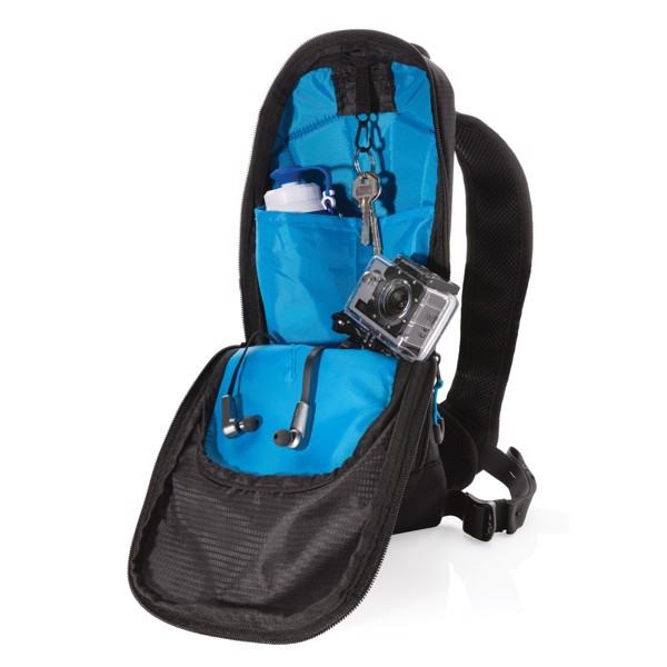 Explorer ripstop lille vandrerygsæk, 7L, PVC fri, sort
