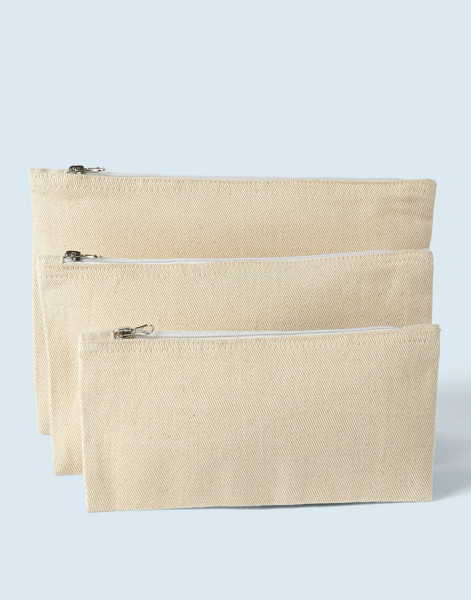 Canvas Accessory Pouch - Black / L (28X18)