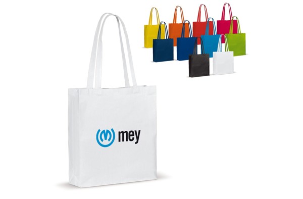 Shoulder bag cotton OEKO-TEX® 140g/m² 38x10x42cm - White