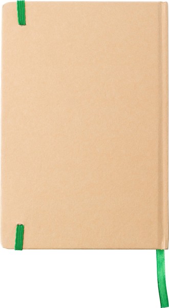 Notitieboek Gianni | Gerecycled karton | A5 | Gelinieerd - wit