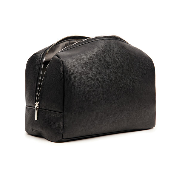 Vinga Bermond toiletry bag recycled PU, 260x180x140mm - Black