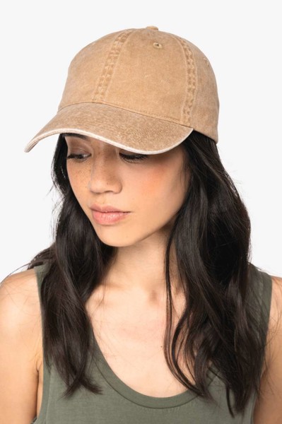 Unisex  Faded Cap - Washed Black
