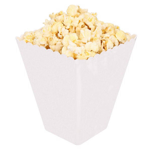 Popcorn Bowl "Hollywood" - White