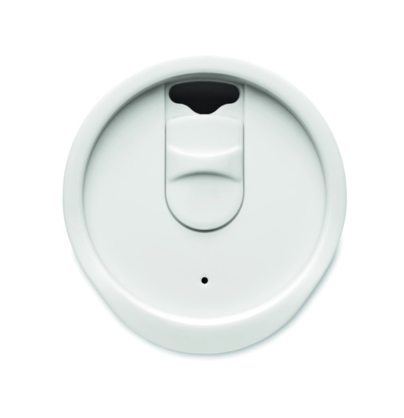 Doppelwandiger Becher 300ml Go - Weiß