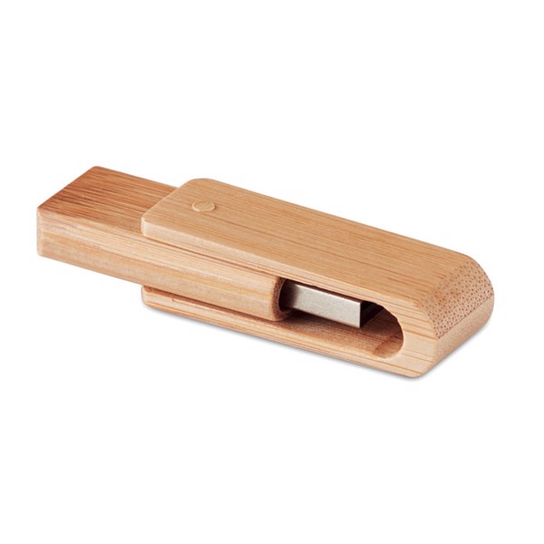 Techi USB flash drive, 16GB, bamboo cover