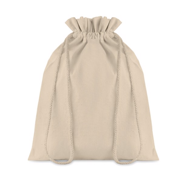 Cotton draw cord bag 25x32cm, 105 g/m²