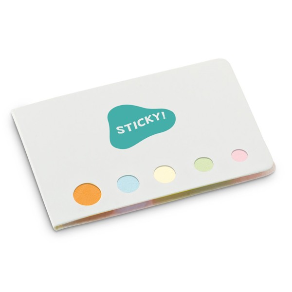 STOOKY. Sticky notes set with 5 sets - White