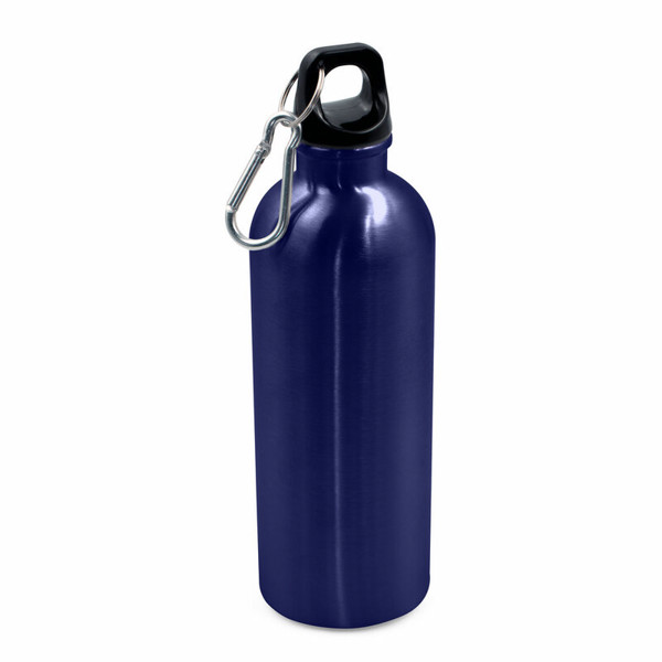 Sports bottle 500 ml with carabiner clip | Brenda - navy blue