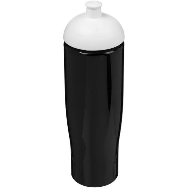 Športová fľaša H2O Tempo® s kupolovitým uzáverom 700 ml - Jednofarebná čierna / Biela