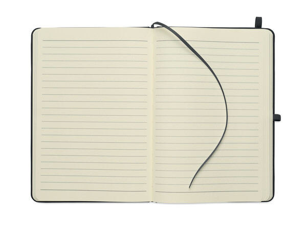 A5 recycled PU notebook Arcoloop - Black