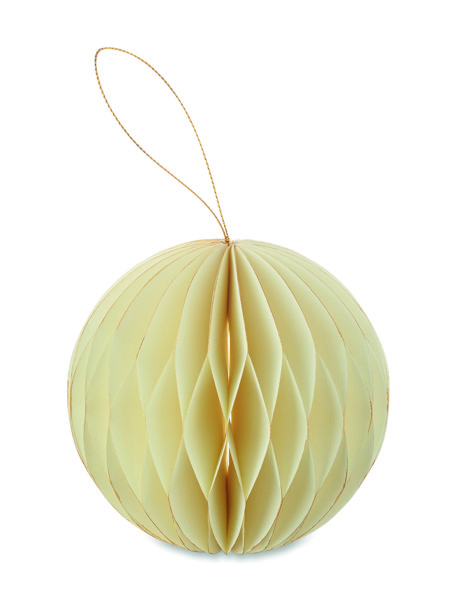 Foldable  XMAS bauble hanger Harmobauble - Beige