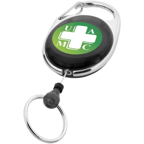 Gerlos roller clip keychain - Black