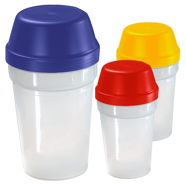 Shaker "Multi", 0,30 L - Transparent / Weiss
