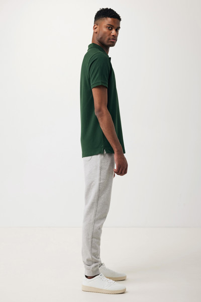 Polo tričko IQONIQ Yosemite z recykl. bavlny - Forest Green / XXS