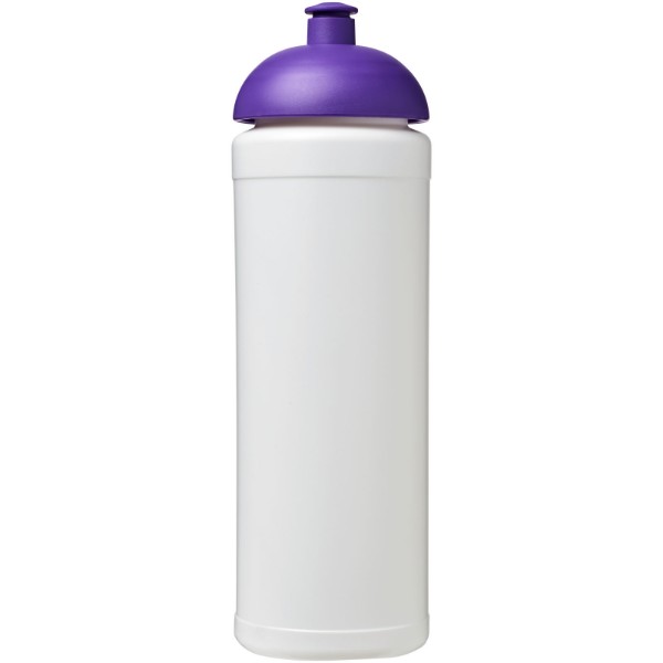 Sportovní láhev s kupolovitým víčkem Baseline® Plus grip 750 ml - Bílá / Purpurová